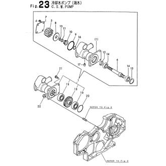 FIG 23. COOLING SEA WATER PUMP
