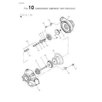 FIG 10. TURBOCHARGER COMPONENT PART(PREVIOUS)