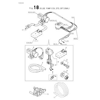 FIG 18. BILGE PUMP(12V,STD,OPTIONAL)