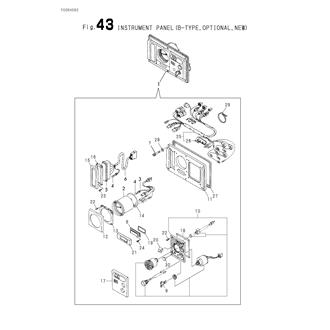 FIG 43. INSTRUMENT PANEL(B-TYPE,OPTIONAL,NEW)