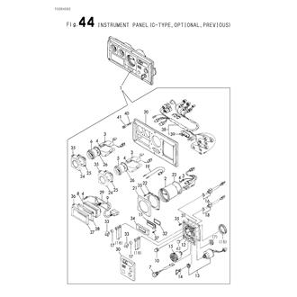 FIG 44. INSTRUMENT PANEL(C-TYPE,OPTIONAL,PREVIOUS)