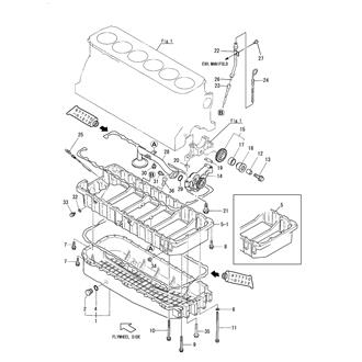 FIG 4. LUB. OIL SUMP & LUB. OIL PUMP