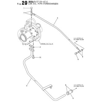 FIG 29. LUB. OIL PIPE(TURBO CHARGER)