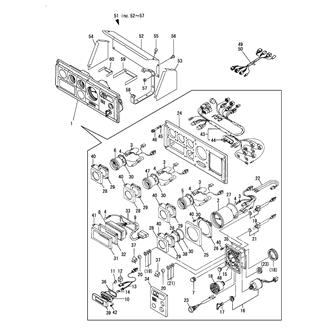 FIG 53. INSTRUMENT PANEL(D-TYPE)(NEW)(OPTIONAL)