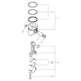 FIG 20. PISTON(4JH3-TE)