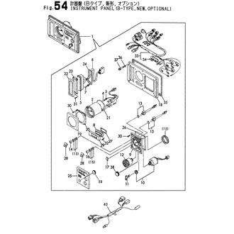 FIG 54. INSTRUMENT PANEL(B-TYPE,NEW,OPTIONAL)