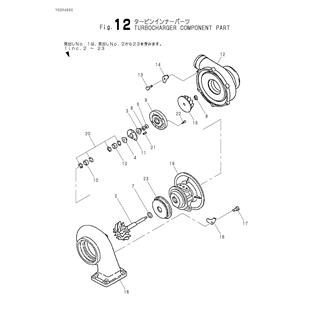 FIG 12. TURBOCHARGER COMPONENT PART