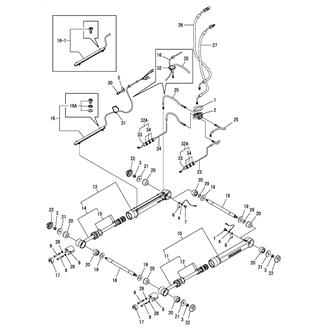 FIG 18. TRIM CYLINDER & HOSE