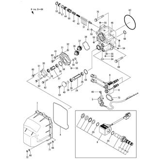 FIG 31. (7A)CASE PLATE & CABLE(ZT370,ZT370H)(SOLENOID TYPE)