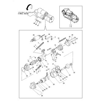 FIG 46. STARTER MOTOR(EARTH FLOAT TYPE)