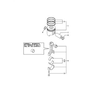 FIG 16. PISTON & CONNECTING ROD