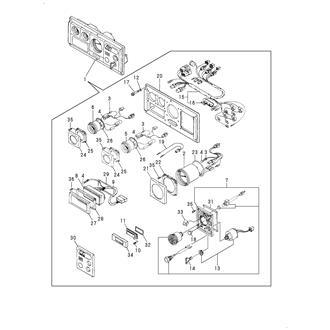 FIG 53. INSTRUMENT PANEL(C-TYPE,OPTIONAL)